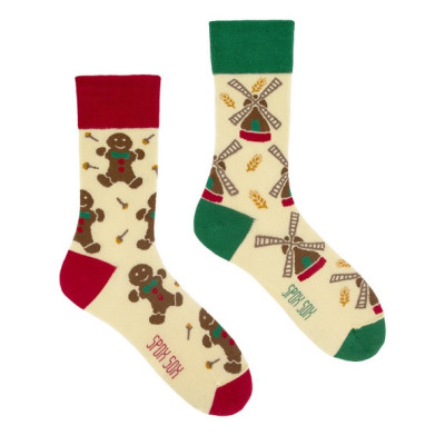 Rozdílné ponožky Gingerbread