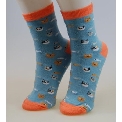 Dámske ponožky Mačka a Ryba
