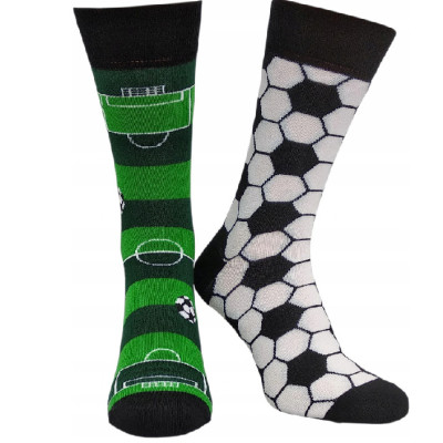 Pánske nerovnaké ponožky Futbal M