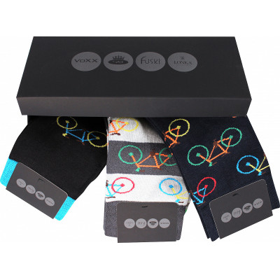 Pánské ponožky v krabičke Webox 012 (3 páry)