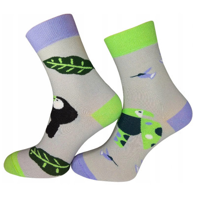 Dámske nerovnaké ponožky Tukan Long