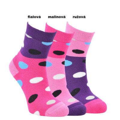 Detské froté ponožky Guličky
