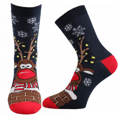 Vianočné froté ponožky Rudy