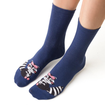 Dámské ponožky s kočkou II