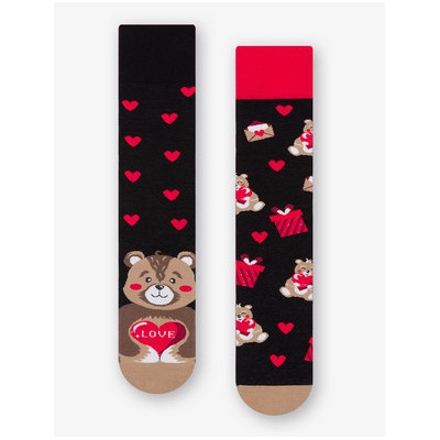 Dámské nestejné ponožky Teddy Bear