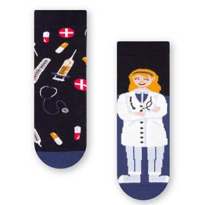 Dívčí nestejné ponožky Lékařka