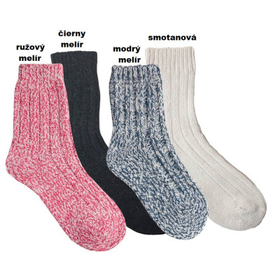 Dámske hrubé ponožky Extra warm