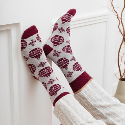 Pánske ponožky Vianočné gule