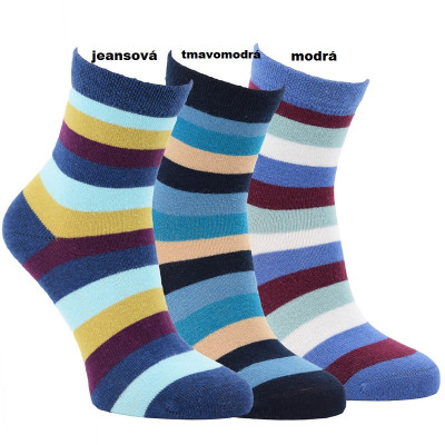 Detské ponožky Prúžky hrubé