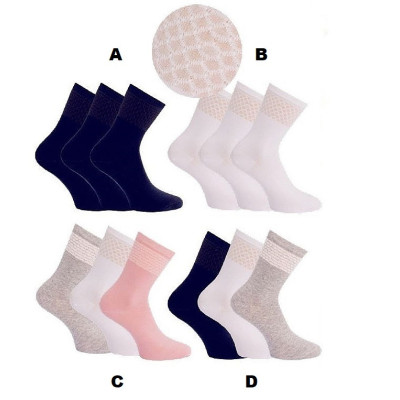 Dámske ponožky 34389 - 3 balenie