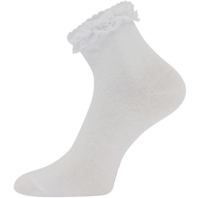 Dievčenské ponožky s čipkou Krajik