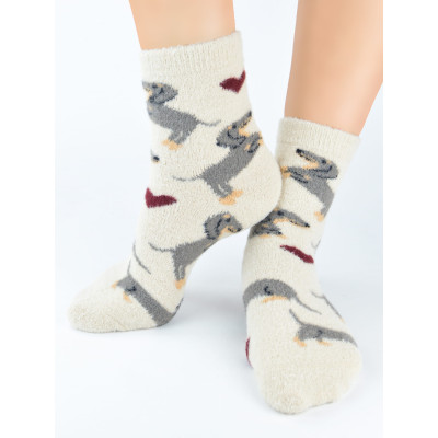Dámské ponožky s jezevčíkem SP012
