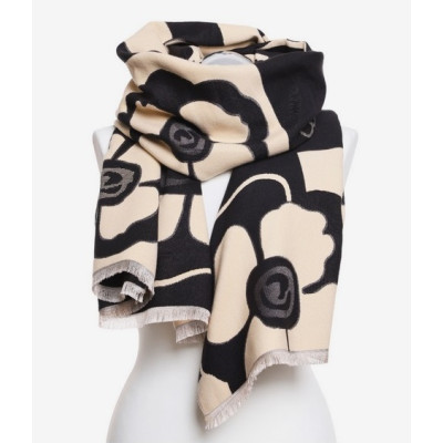 Dámsky šál Black Flowers