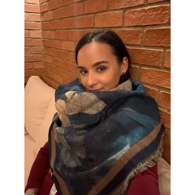 Dámská šála Květy