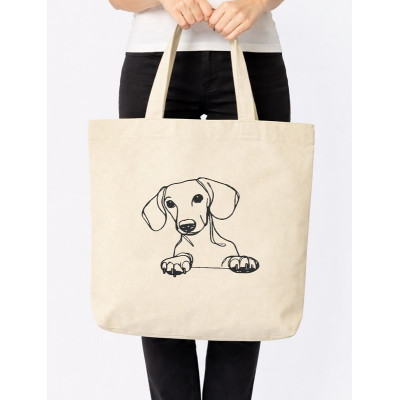 Plátená taška Jazvečík