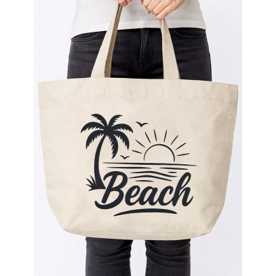 Veľká plátená taška Beach