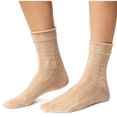 Dámské ažúrové ponožky 205