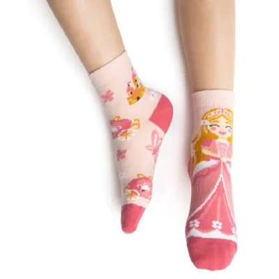 Dívčí nestejné ponožky Princezna