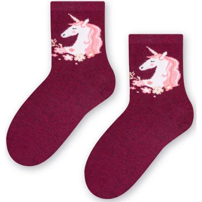 Dívčí ponožky Jednorožec 014