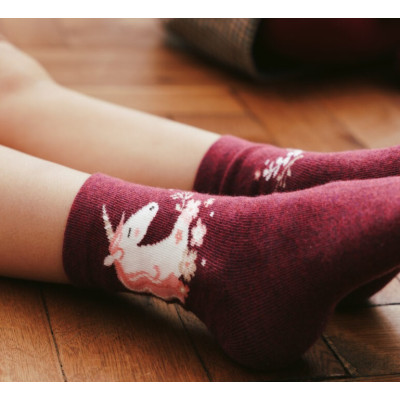 Dívčí ponožky Jednorožec 014