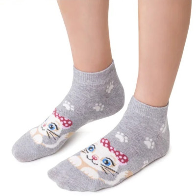 Dívčí ponožky Kočička 014