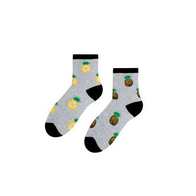 Dámske vzorované ponožky Ananás